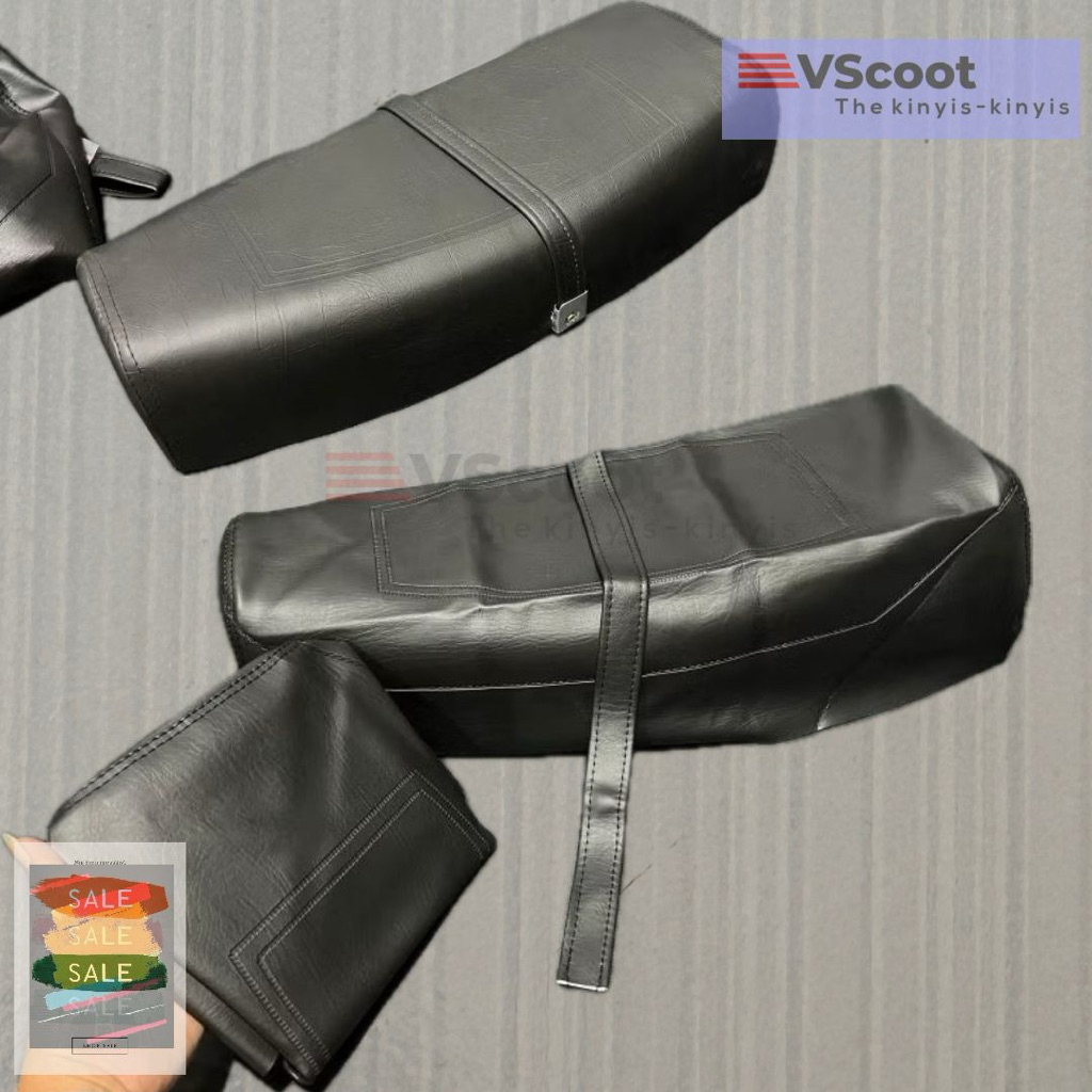 Cover Sarung Kulit Jok Sadel Panjang longseat model Arcobaleno pnp Vespa PX Series bisa juga excel p