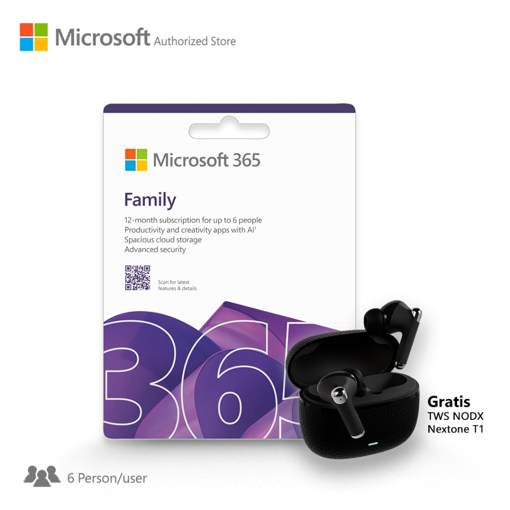 Microsoft 365 Family POSA Card