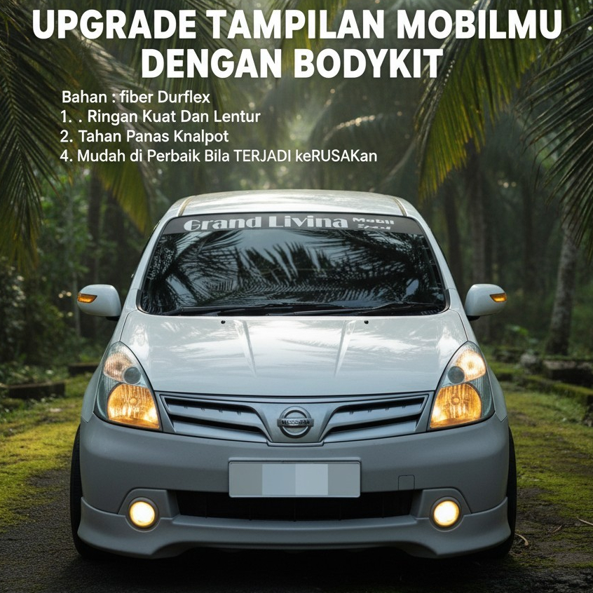 Bodykit Livina Hws Tahun 2007-2012 BodyKit