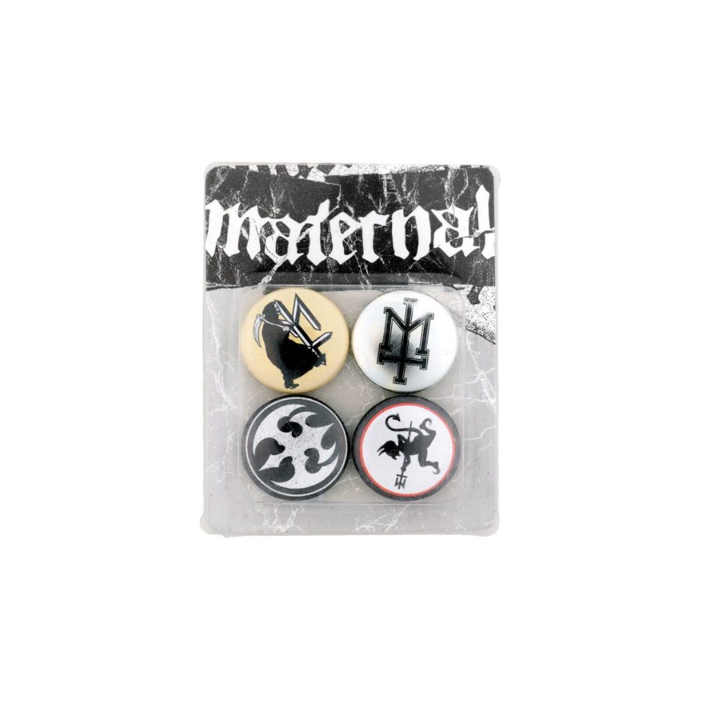 BP 28 Protonecros MATERNAL DISASTER BROS BUTTON PIN PACK ISI 4pcs ORIGINAL