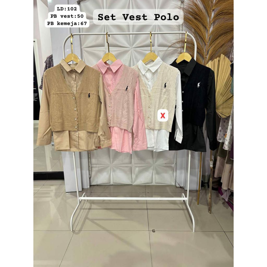 Set Vest Polo