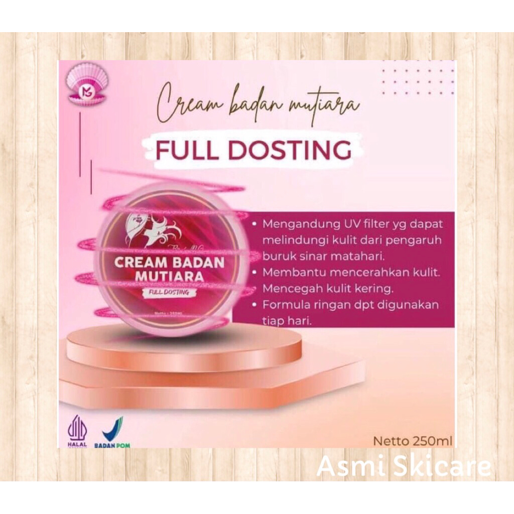 CREAM BADAN MUTIARA ORIGINAL