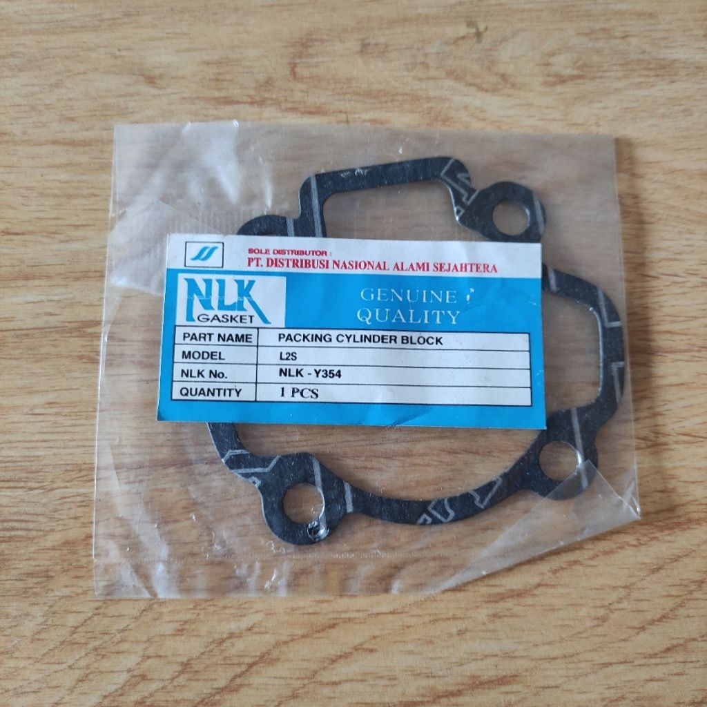 gasket perpak packing silinder bawah yamaha l2s l2 super