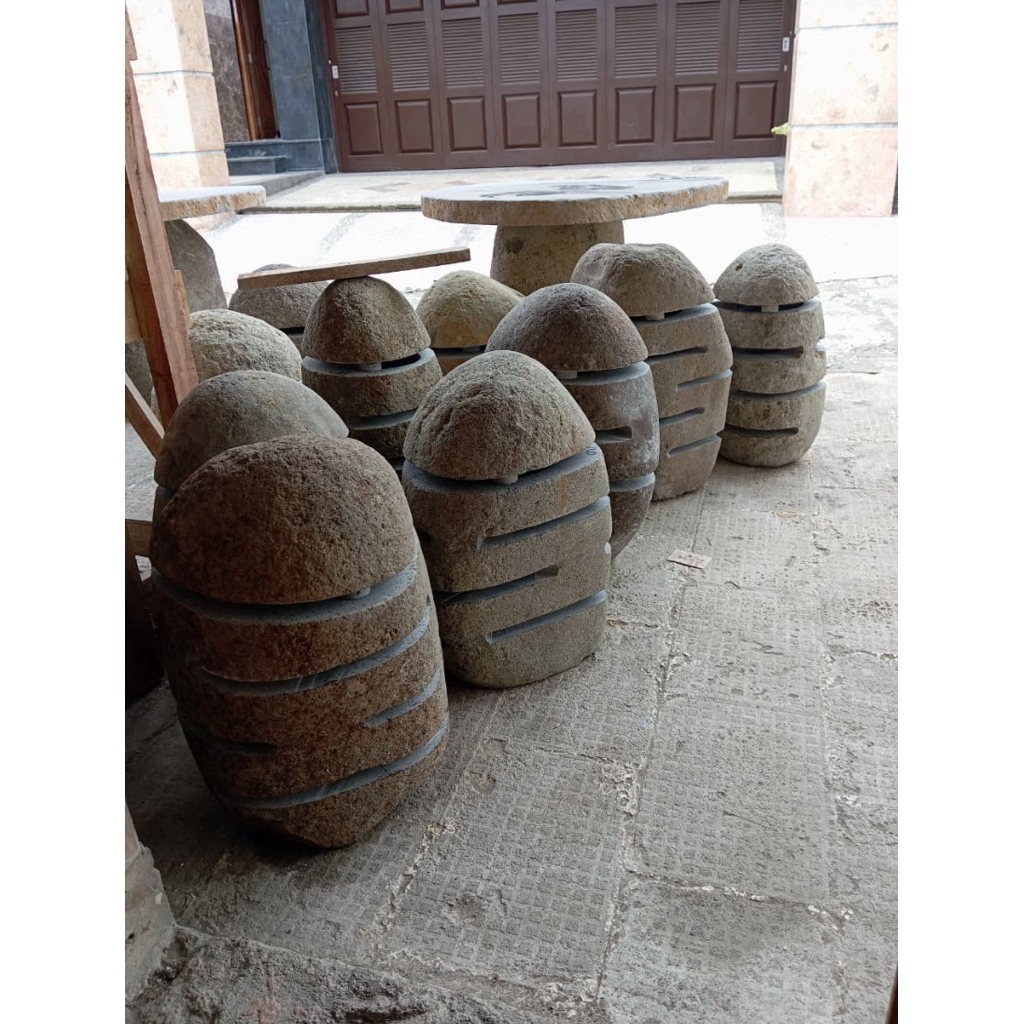 Lampu Taman Batu Kali