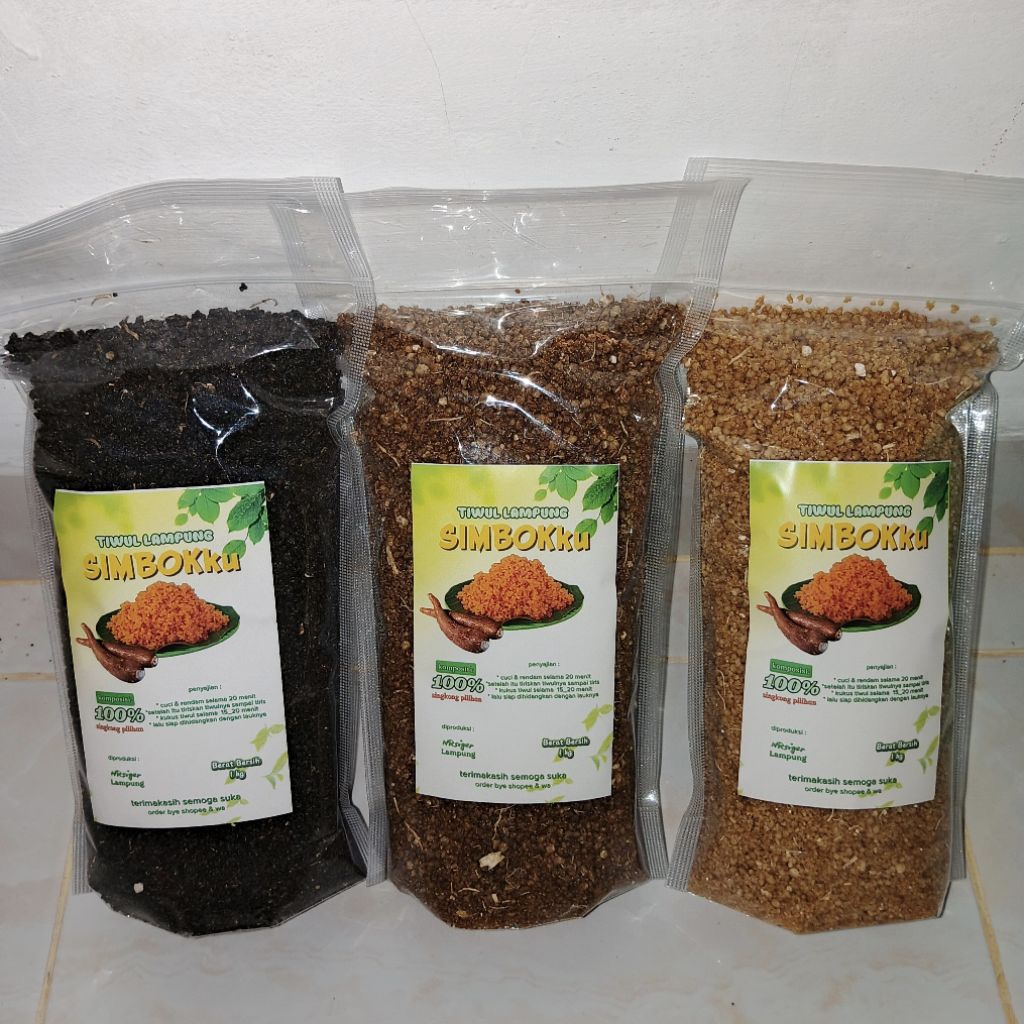 Tiwul Asli Lampung SIMBOKku 1Kg/TAWAsnacks