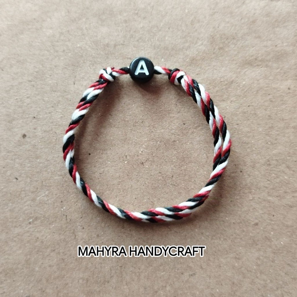 (isi 1) Tridatu Gelang Bayi Gelang Anak Inisial Nama Huruf A-Z