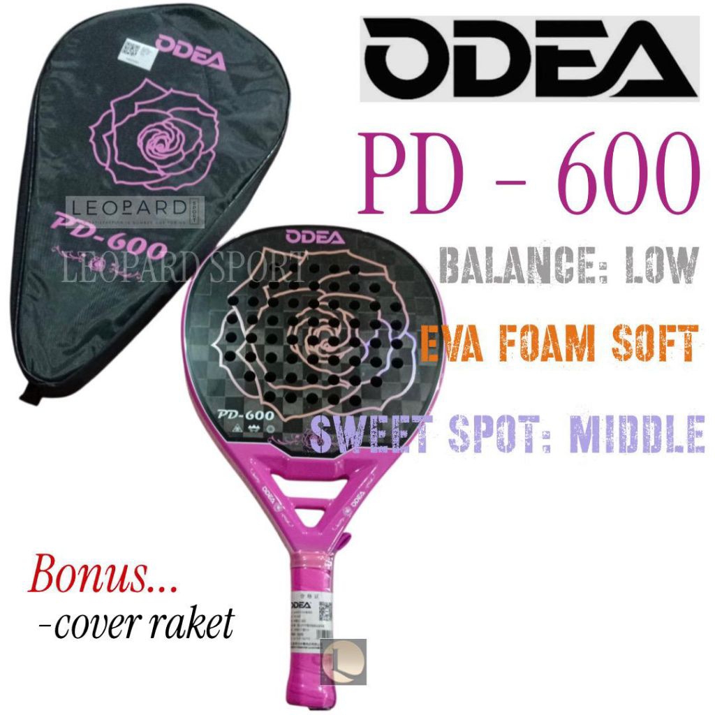 Raket Padel ODEA PD 600 18K Carbon / Padel Racket Odea