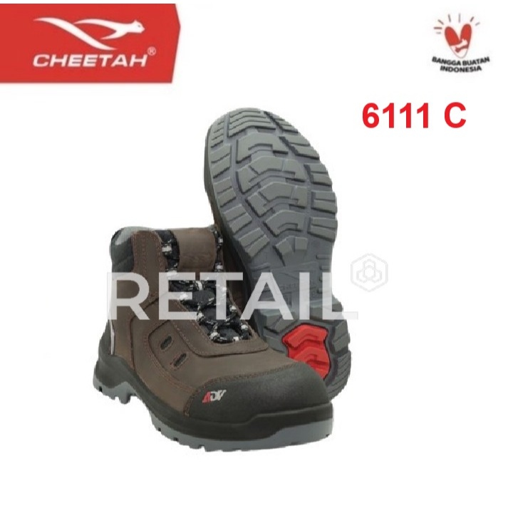 Sepatu Safety Cheetah Tigris 6111C | Sepatu Pelindung Kerja