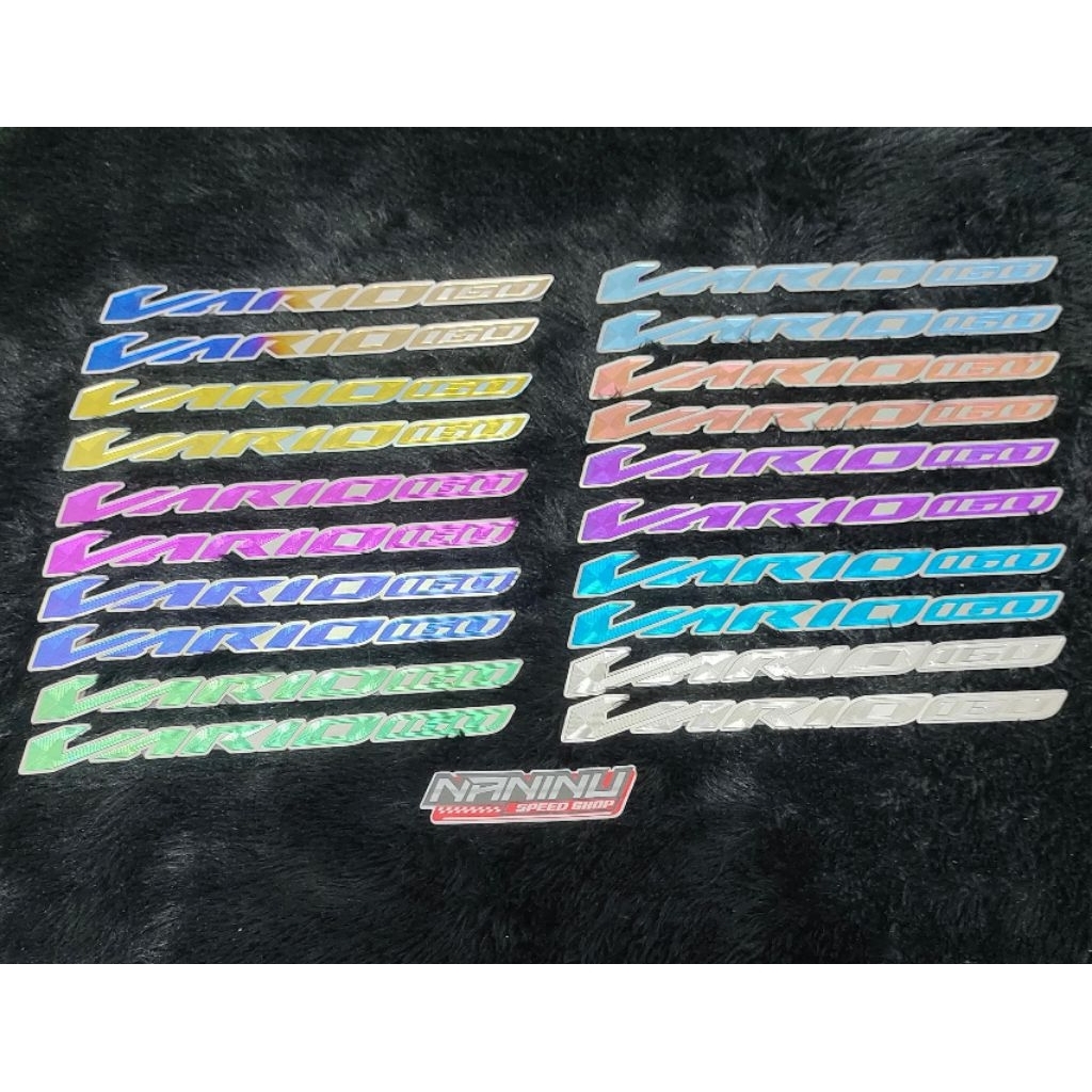 Emblem Titanium Vario 160 Original Vietnam