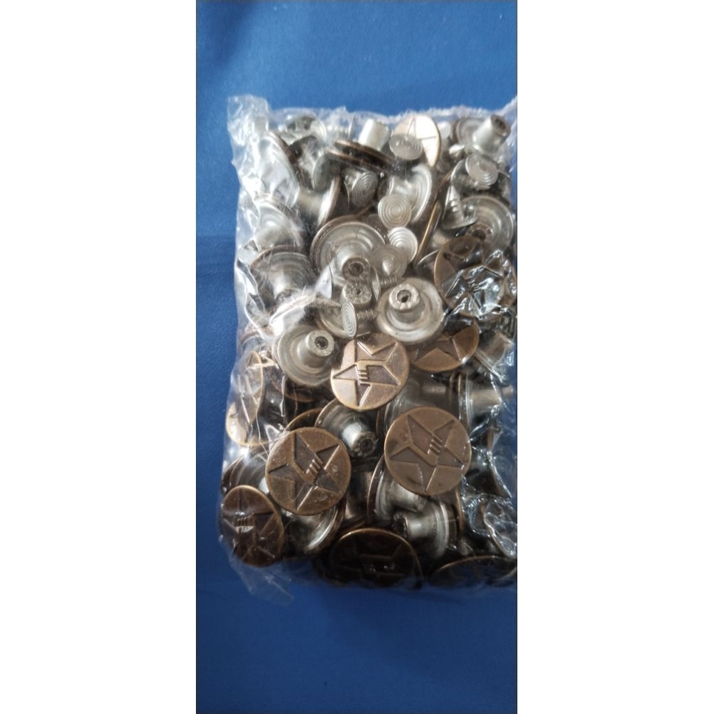 Kancing jeans / kenop besi non goyang