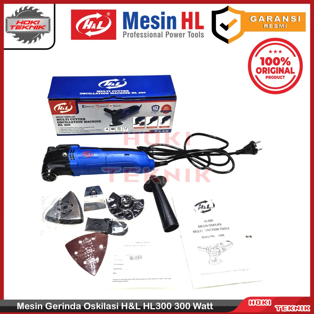 H&L HL-300 Mesin Multifungsi Oskilasi Multi Tools Oscillating