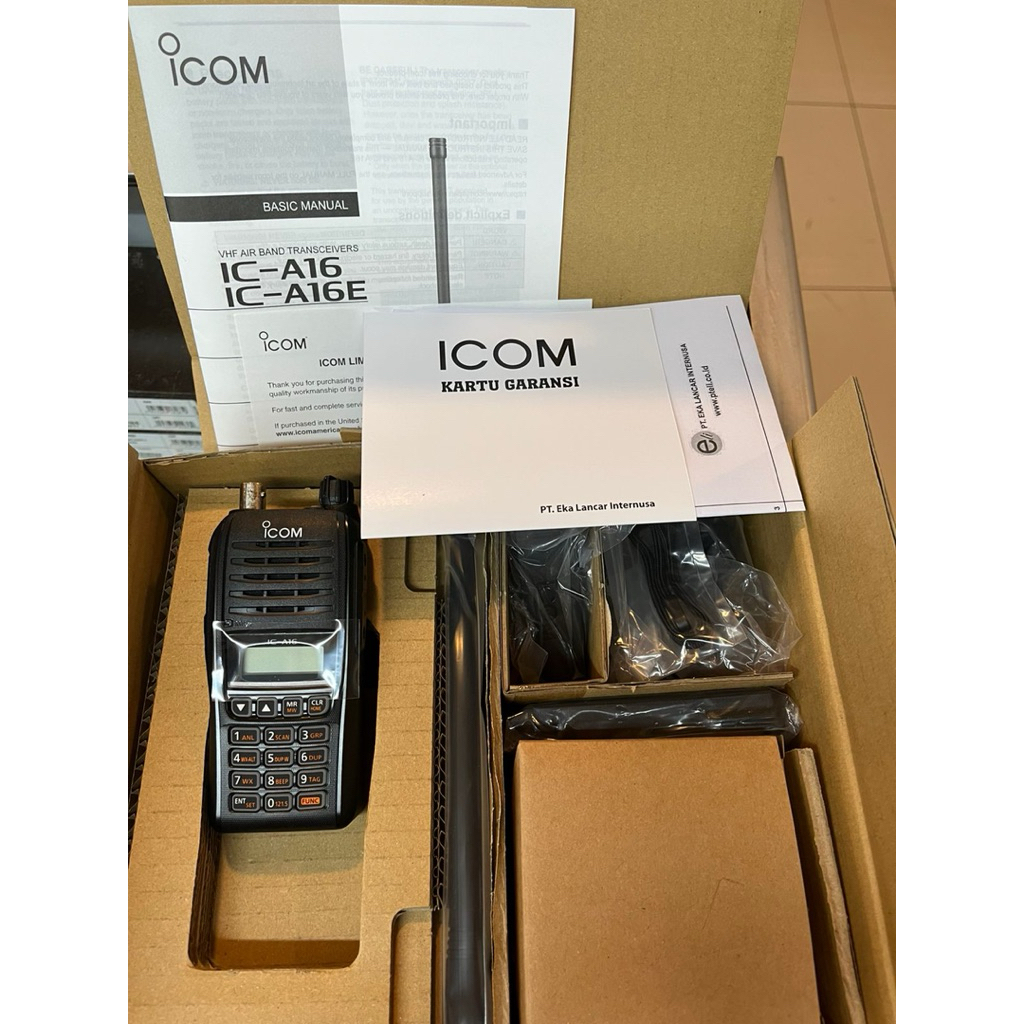 Icom IC-A16 Airband VHF Garansi resmi 1Tahun
