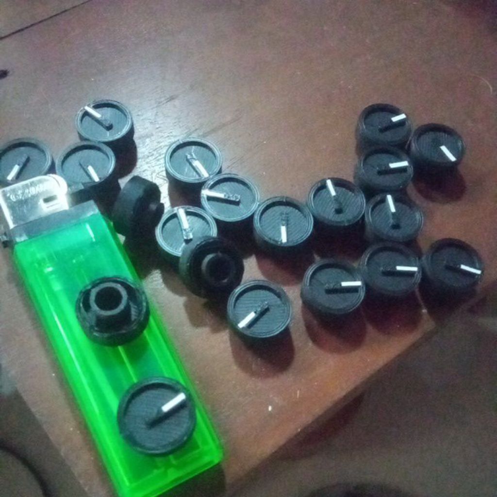 Knob mini power miniatur