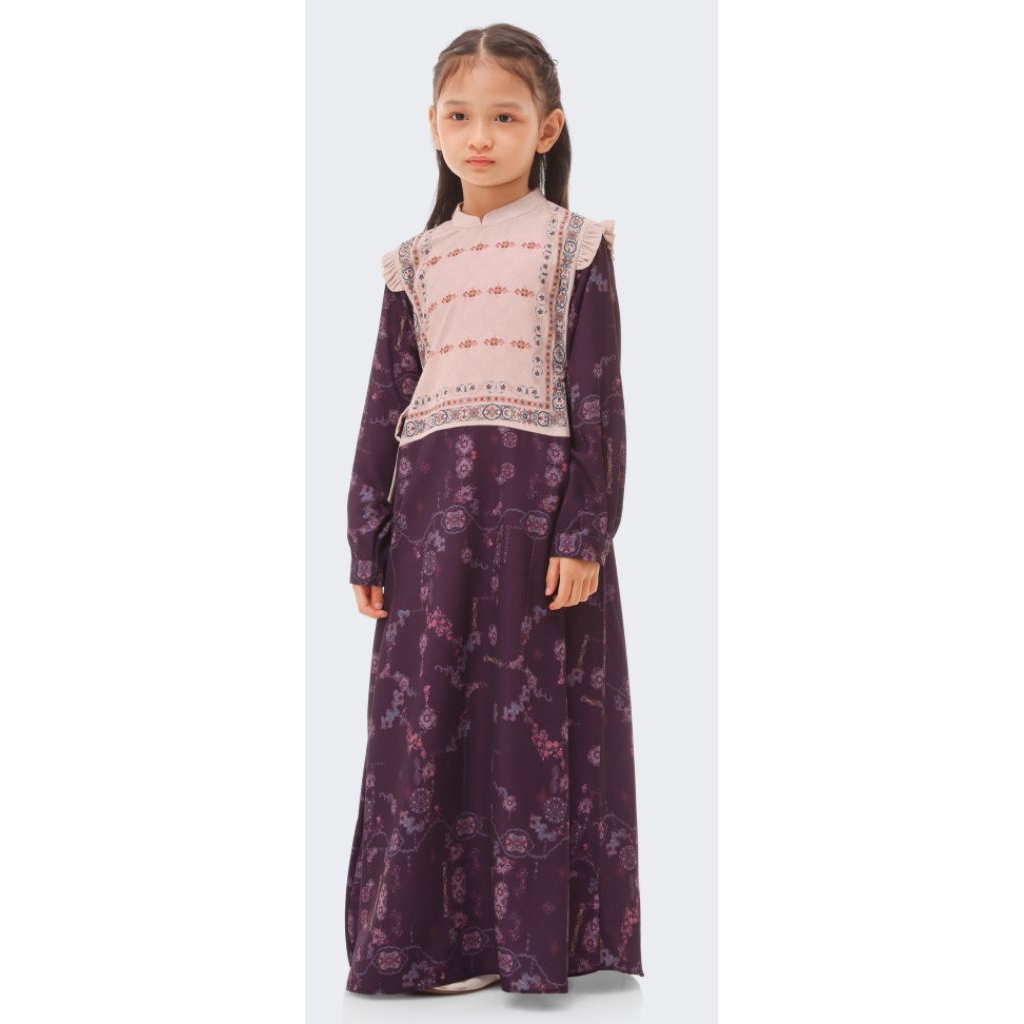 Saiba Girl Dress Riamiranda Lentera Baju Lebaran Anak Perempuan RM Raya 2026 Ria Miranda