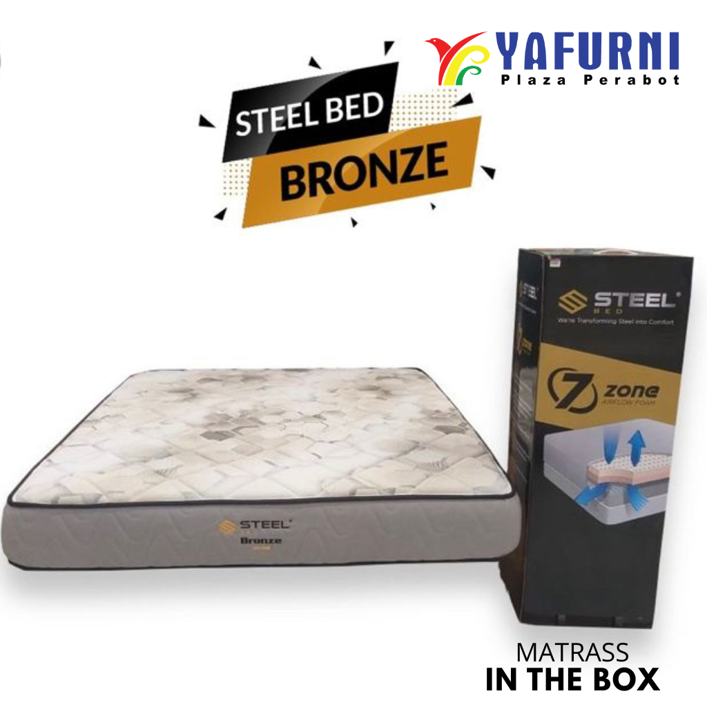 STEEL FOAM  BRONZE Kasur in the Box  180x200 cm PREMIUM