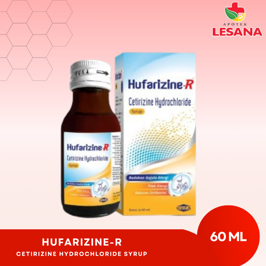HUFARIZINE-R Cetirizine Hydrochloride Syrup 60ml