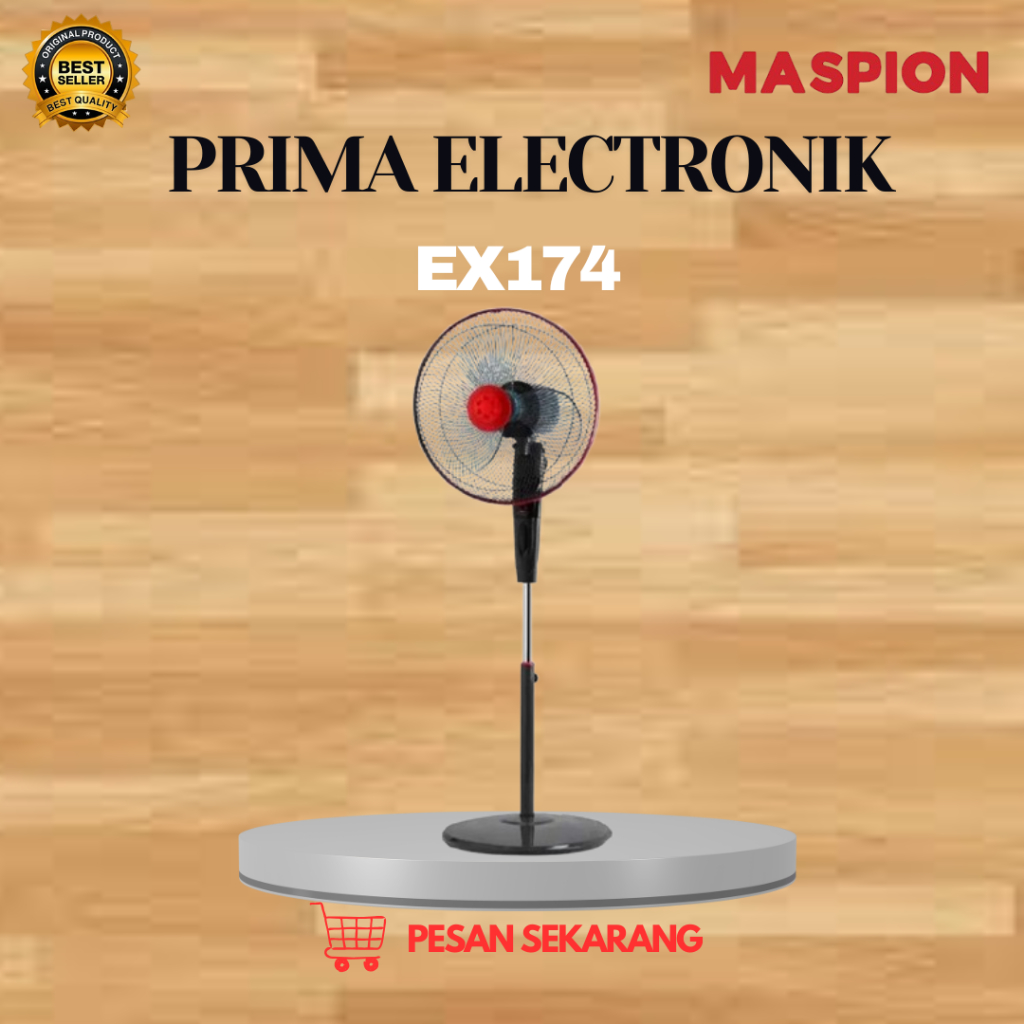 MASPION  EX-174-S STAND KIPAS 16 INCH/EX174/EX-174/EX 174/STAND FAN 16"/ORIGINAL MASPION/GARANSI