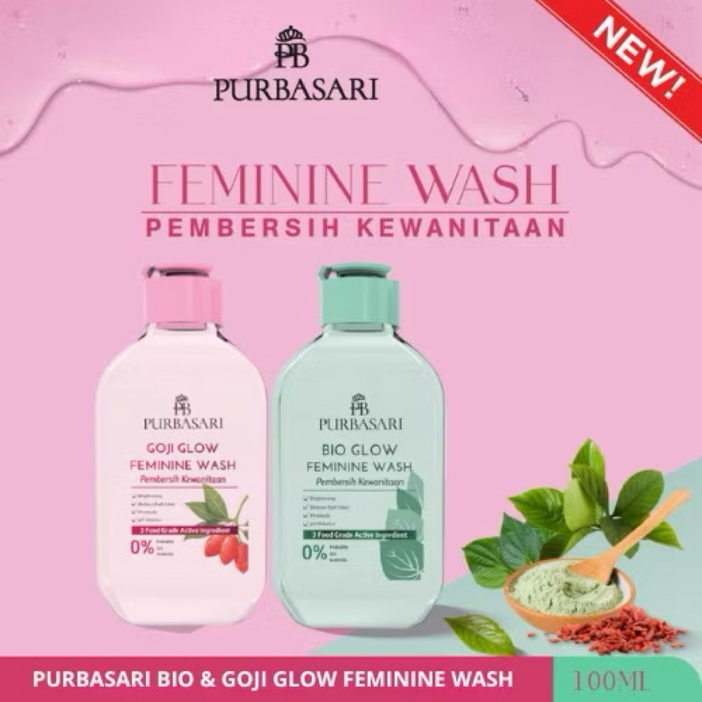 AILIN | Purbasari Glow Feminine Wash / Sabun Pembersih Kewanitaan