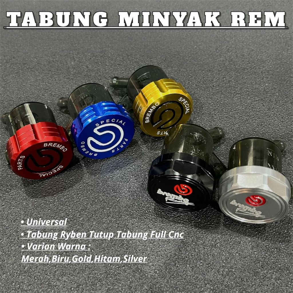 Tabung Minyak Rem Cnc Ryben Model Mini 15ml Tabung Minyak Rem Motor Depan Belakang Jupiter Supra Bea