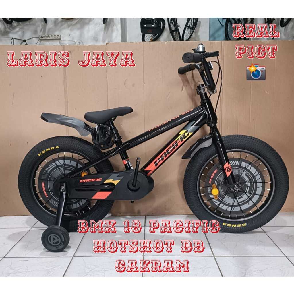 Sepeda bmx 18 inch pacific hotshot db ban besar rem cakram SEPEDA ANAK PACIFIC