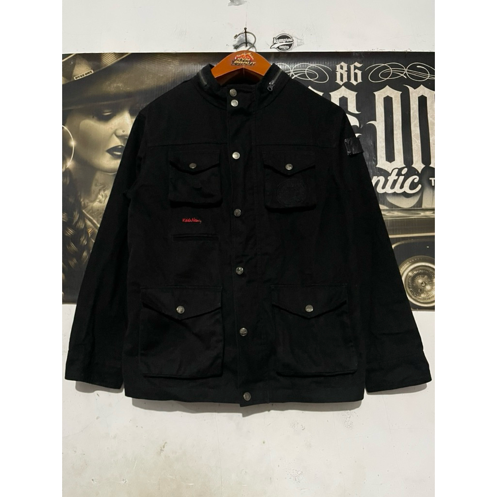 jacket parka keith haring