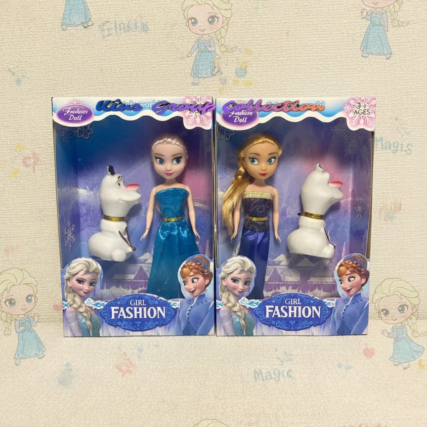 Mainan Anak Berbi Frozen Anna Elsa