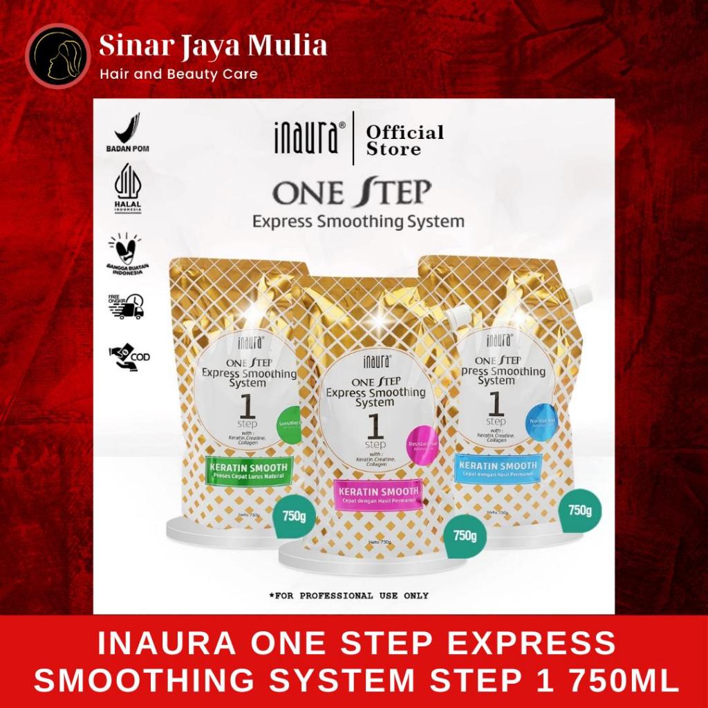 Inaura One Step Express Smoothing System Series - Obat Pelurusan Rambut/Perawatan Rambut