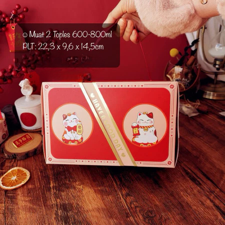 Box Toples Kue Kering Kotak  Packaging Hampers Kue Imlek Sincia