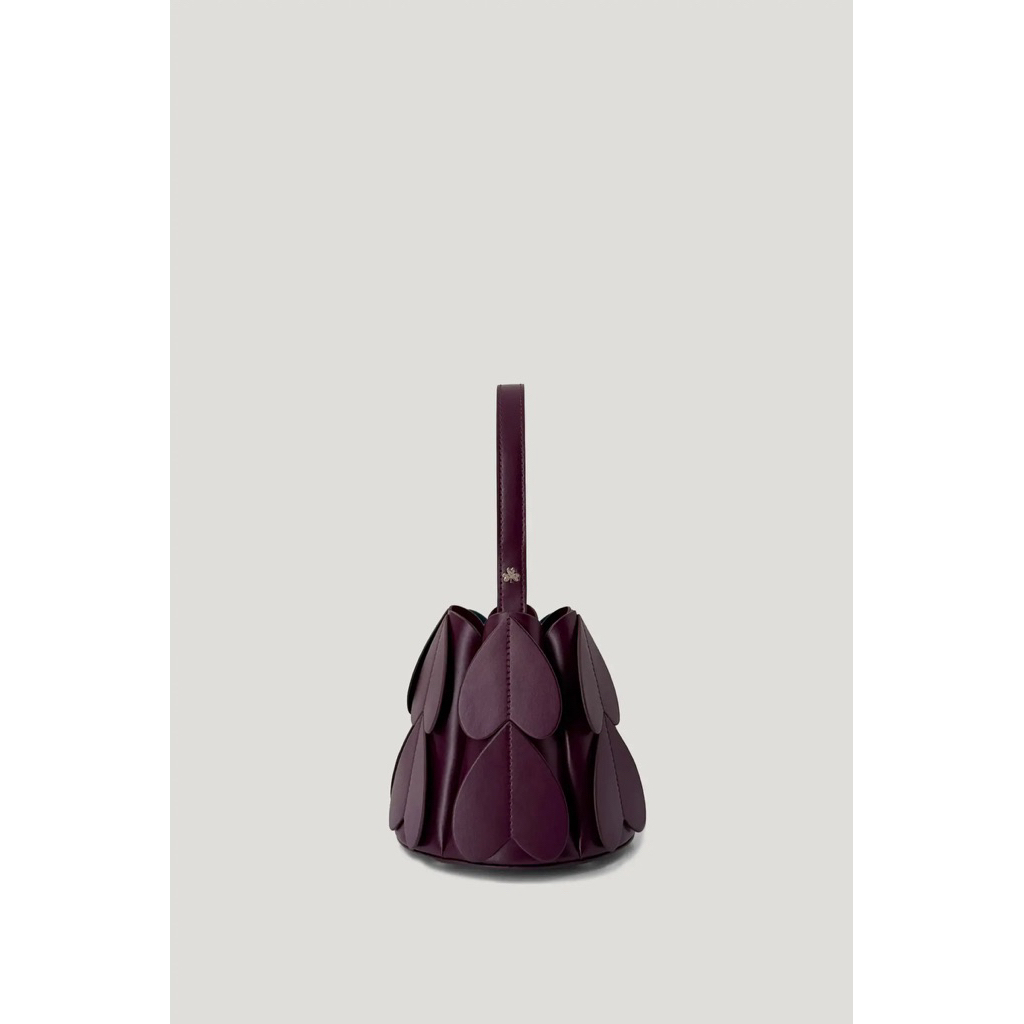 New Locule Marine Wine Bucket Wine Petit Cone Tan Bag White PeggyHartanto Peggy Hartanto Jastip Orig