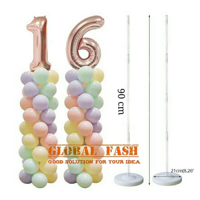Standing Balon 90 Cm / Tiang Balon / Tiang Dekorasi / Gate Balon