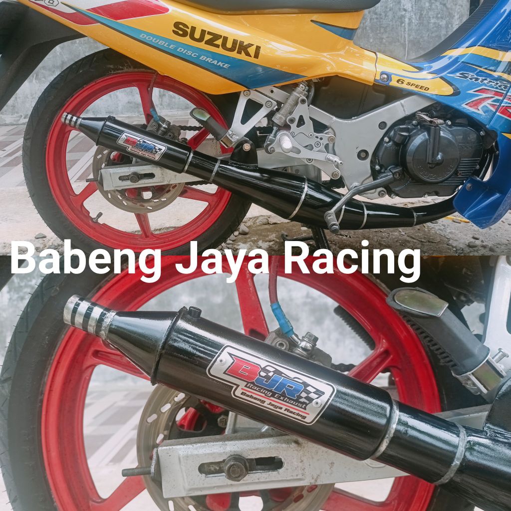 knalpot suzuki satria 2 tak RGV 120 RGX 120 Stinger 120 Akira 120 hiu ru lscm lumba telo dop