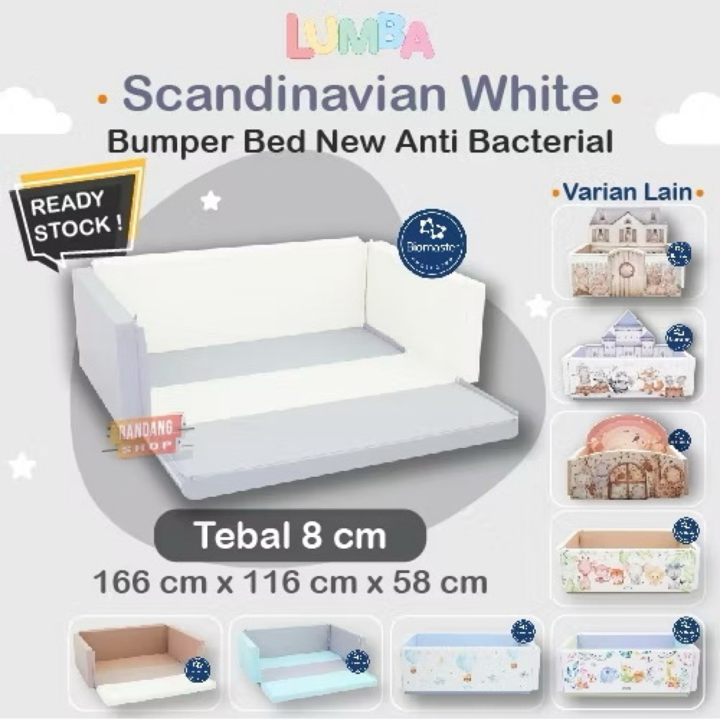 Lumba Bumper Bed Playmat Antibacterial | Bumpermat | Matras | Fence | Pagar | Box Bayi