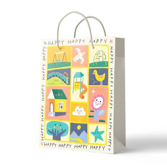 Capricorn Design Paper Bag Ulang Tahun Full Color Shopping Bag Everyday Tas Kado Aesthetic & Lucu -