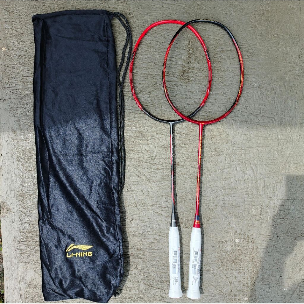 RAKET BADMINTON RAKET BULUTANGKIS LI NING  LINING 3D CALIBAR X BOOST ORIGINAL 30 LBS FREE TAS