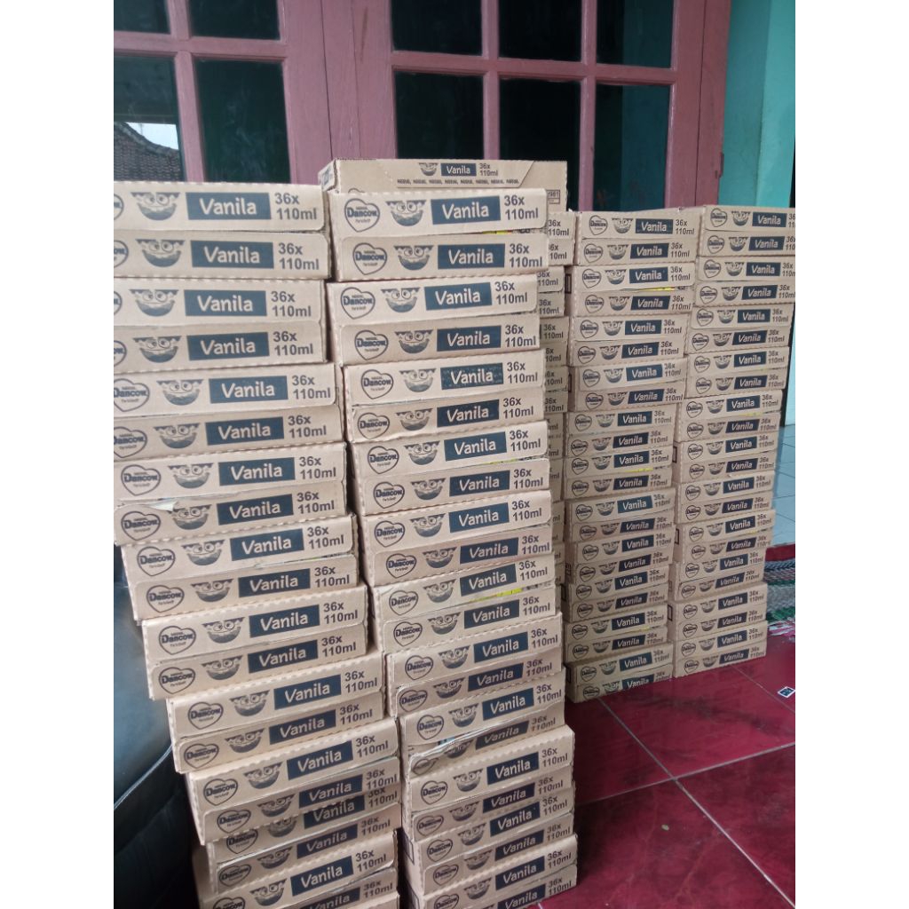 Susu Dancow UHT 110 ml rasa vanilla 1 karton (36pc)