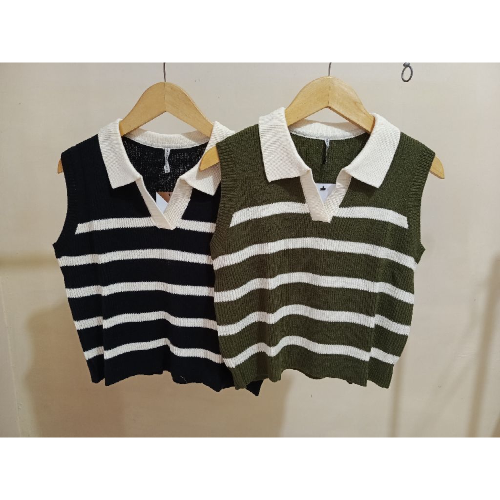 COLORBOX VEST ROMPI WANITA RAJUT ORIGINAL