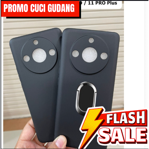 PROMO CUCI GUDANG DISKON Case Realme 11 PRO / 11 PRO PLUS RING STAND HOLDER Magnetic Slim Matte Sili