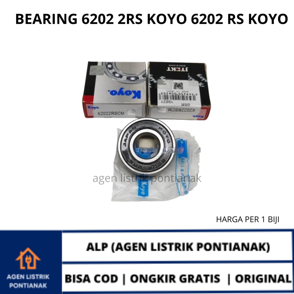 BEARING 6202 2RS KOYO 6202 RS KOYO