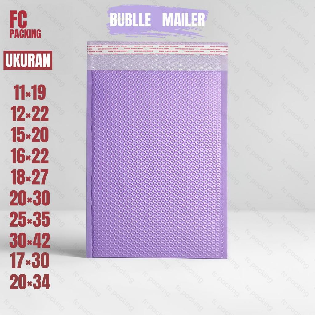 Amplop Bubble Mailer Ungu (Lilac)/Amplop Bubble Serbaguna Water Protect