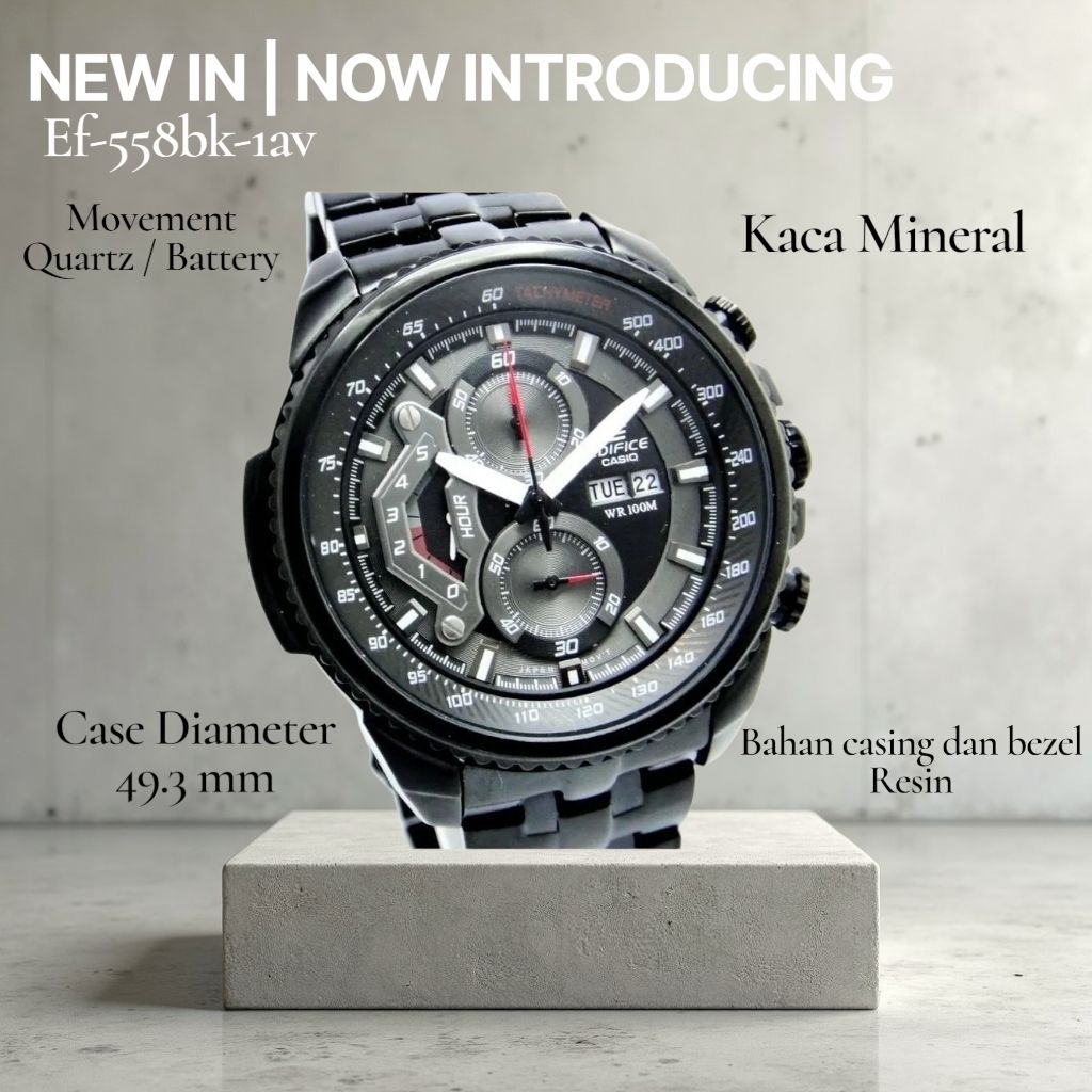 550rb (d 4,6cm) Casio Edifice EF558 Ori  incl box n manual book.jpg1