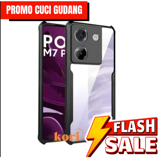 PROMO CUCI GUDANG DISKON Case POCO M7 PRO 5G Soft Case Beatle Shockproof CLEAR BEATLE Silikon Hp