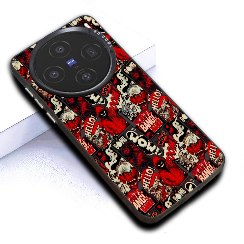 L49/softcase Hp VIVO seri kompatibel untuk VIVO  X200 VIVO  X200 PRO VIVO  X100 hardcase silikon kes