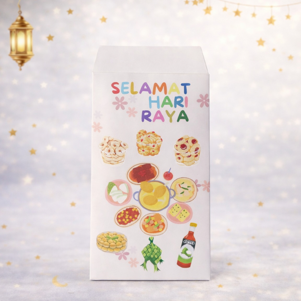 amplop lebaran idul fitri desain premium tanpa tekuk uang | amplop THR elegan islami