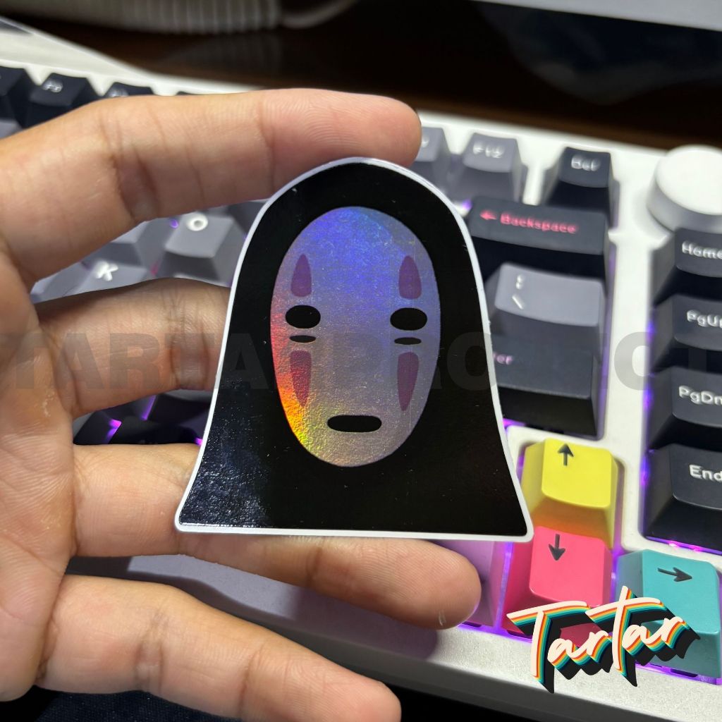 Sticker Hologram Anime - No Face Spirited Away