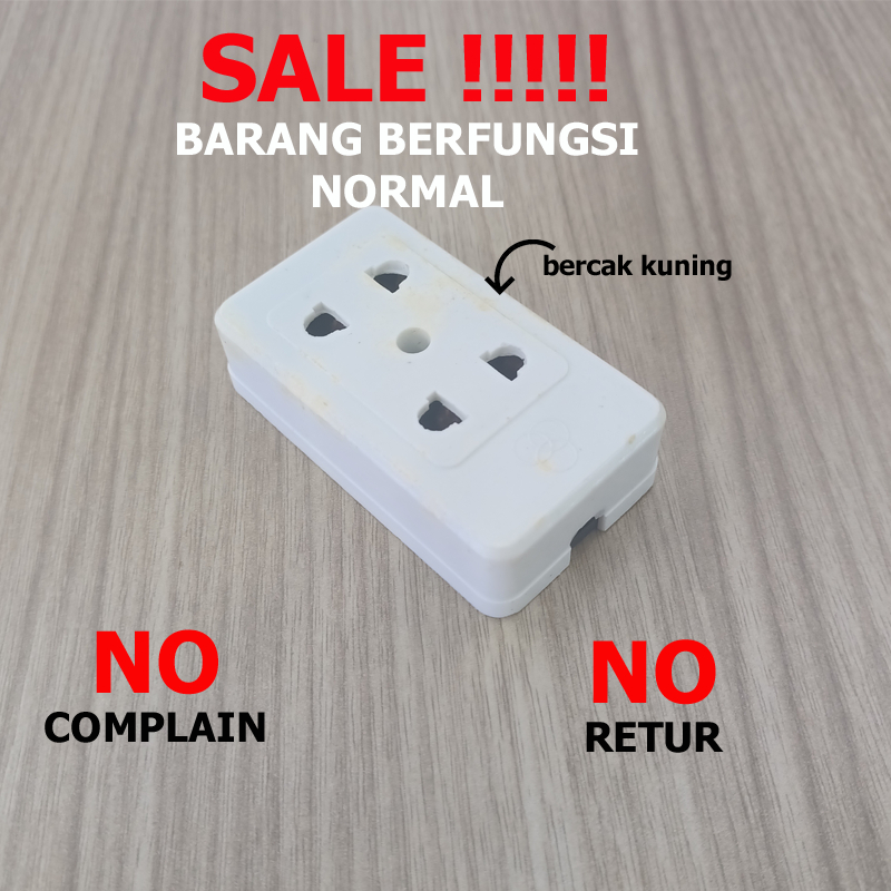 stop kontak 2 lubang (outbow)