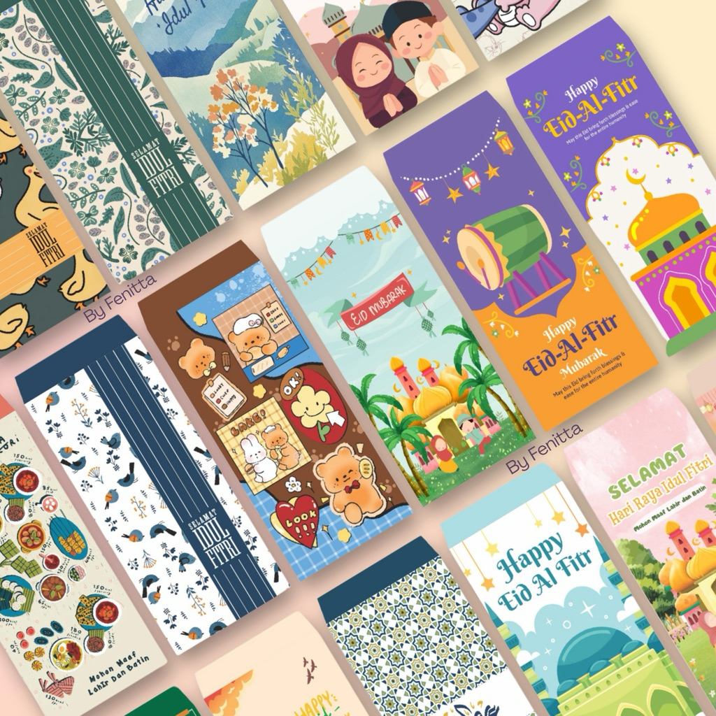 [FENITTA] [GROSIR] AMPLOP LEBARAN BESAR KECIL AMPLOP IDUL FITRI LUCU UNIK | RESELLER AMPLOP