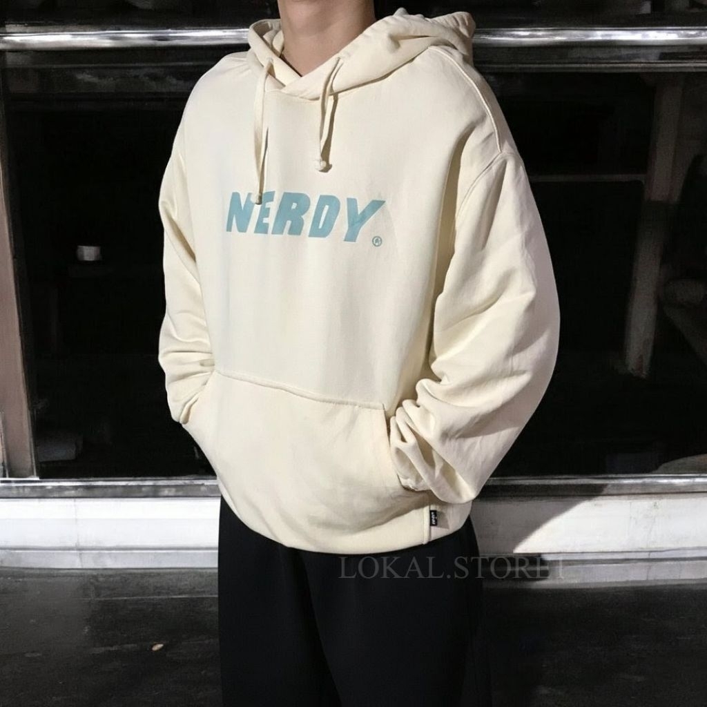 HOODIE NERDY CREAM