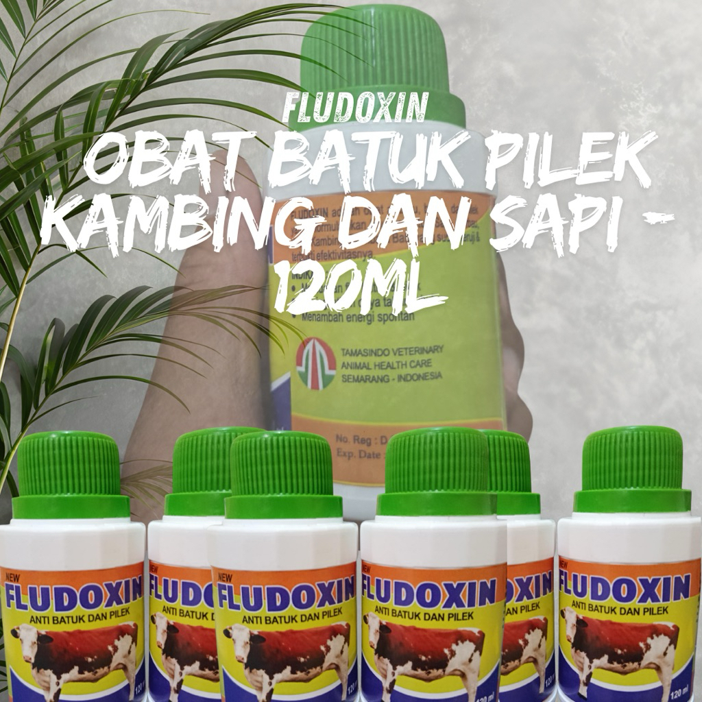 Fludoxin Obat Batuk Pilek Kambing dan Sapi - 120ML