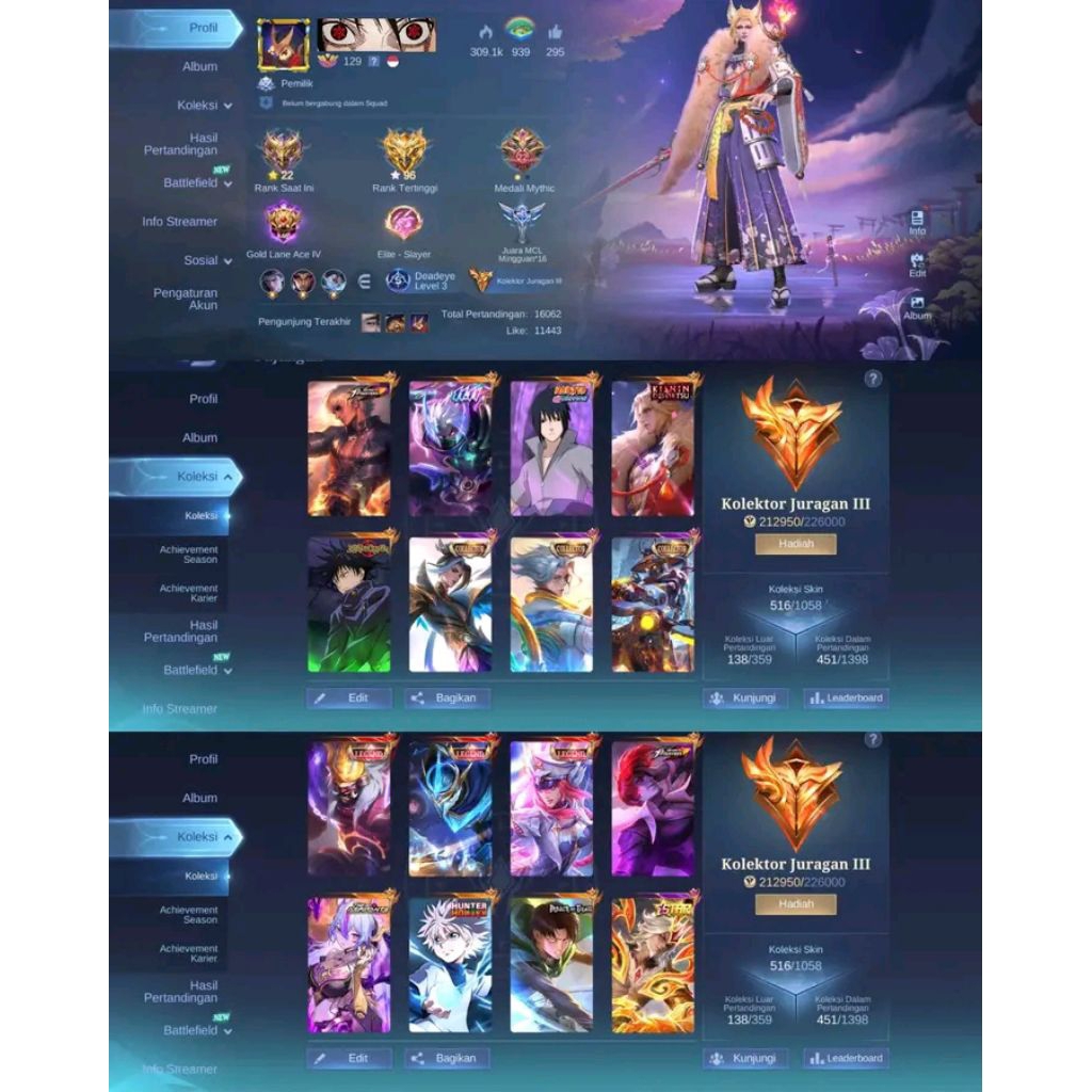 UNCHEK MOBILE LEGEND MURAH MERIAH