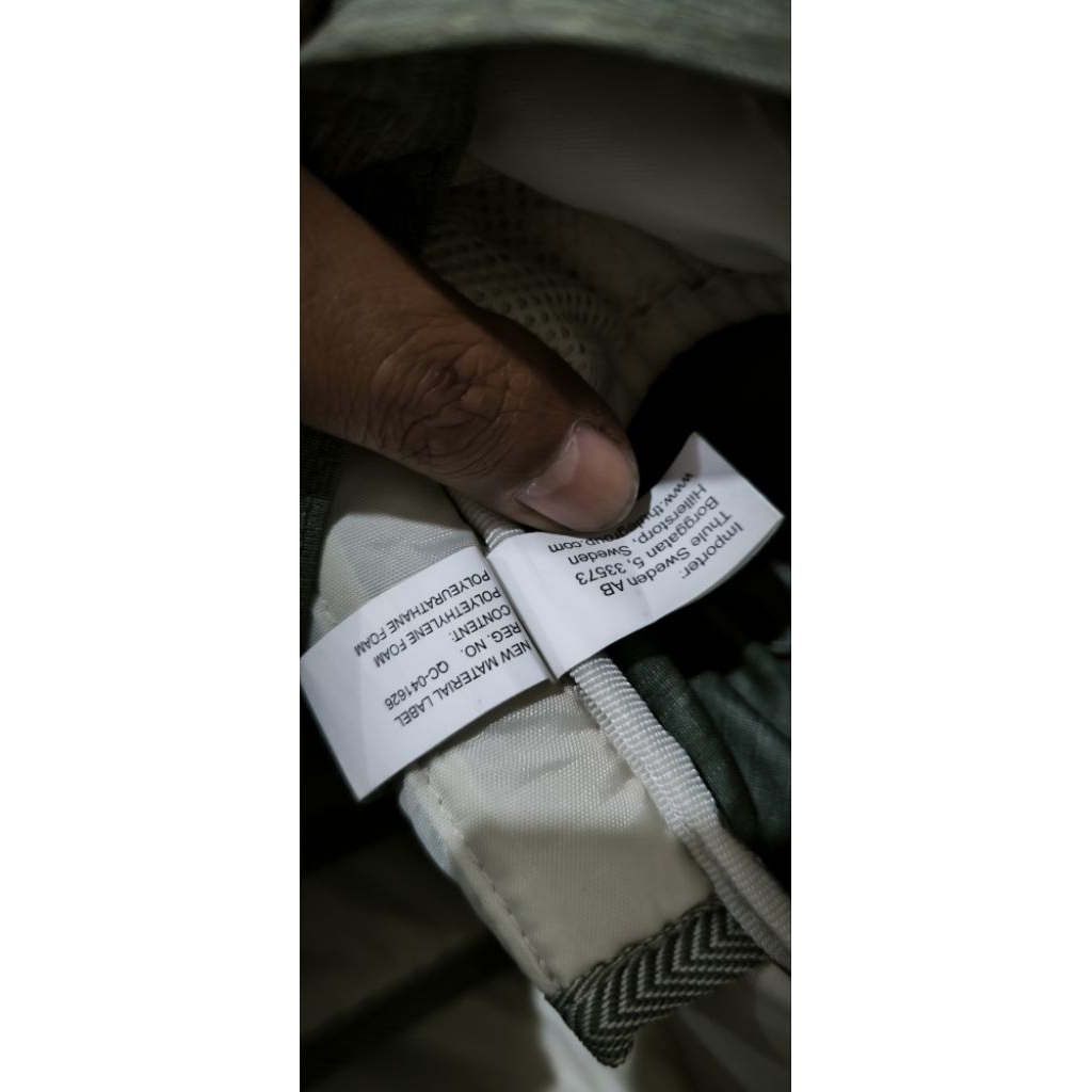 thule lithos 16L backpack laptop